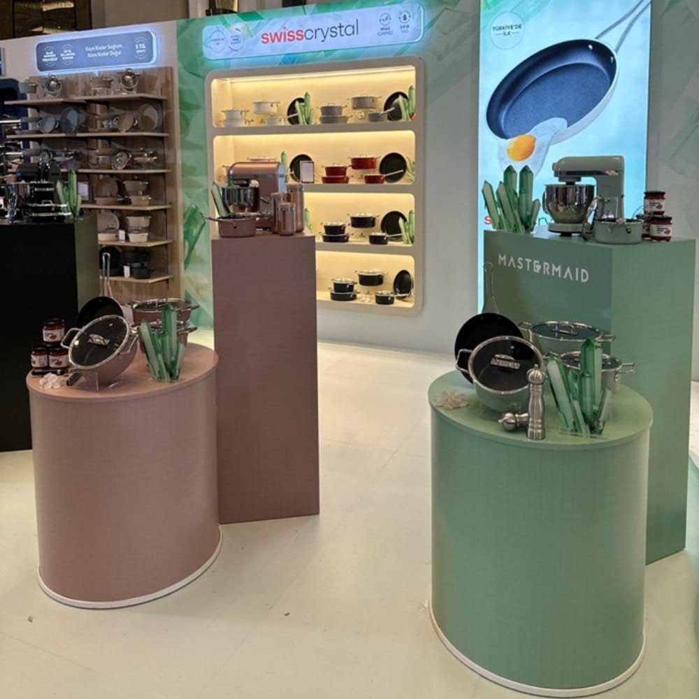 Metal ve Ahşap Teşhir Standlar