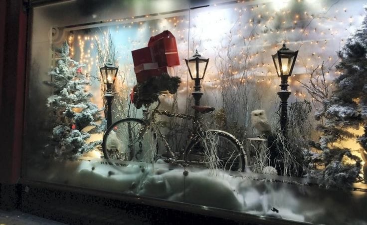 Kış Vitrin Dekorasyonu